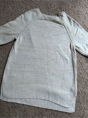 GAP Vintage Cream Ribbed Knit Sweater
